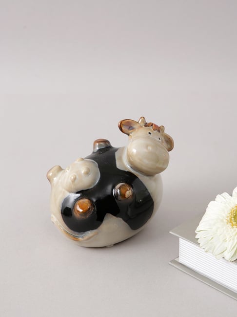 Tayhaa Basic White & Black Ceramic Showpiece-picture-10