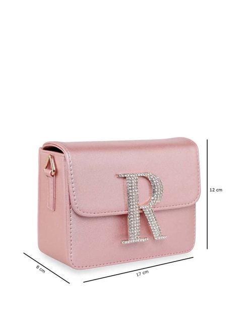 Buy Esbeda Pink Solid Small Sling Handbag Online At Best Price @ Tata CLiQ