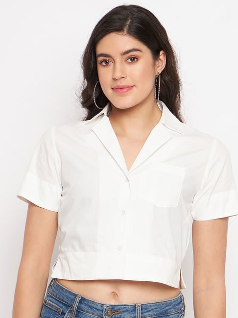 BRINNS White Cropped Shirt-picture-41