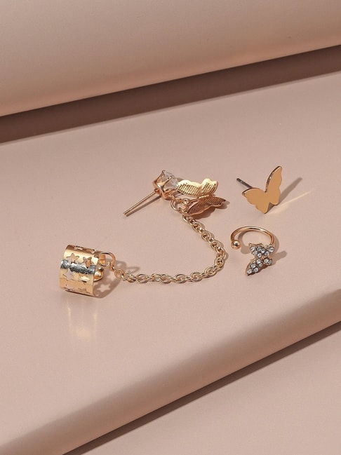 Set of 4 Ear Cuffs – Melanie Golden Jewelry