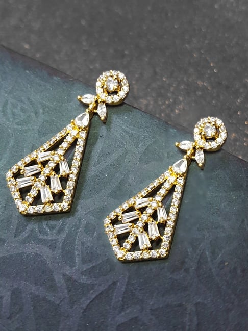 Reverie Couture Cluster Diamond Drop Earrings | Designer Fine Jewelry by  Sara Weinstock