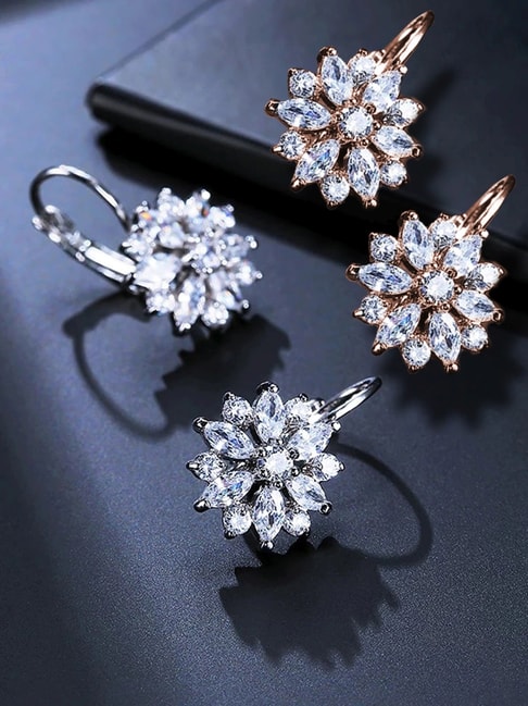 Amazon.com: BAN.P Boho India Earrings for Women Flower Tassel Earrings Big  Rhinestones Pendant Crystal Earrings Fashion Jewelry Gifts (Metal Color :  Imitation Rhodium Plated, Size : 12cm) : Clothing, Shoes & Jewelry