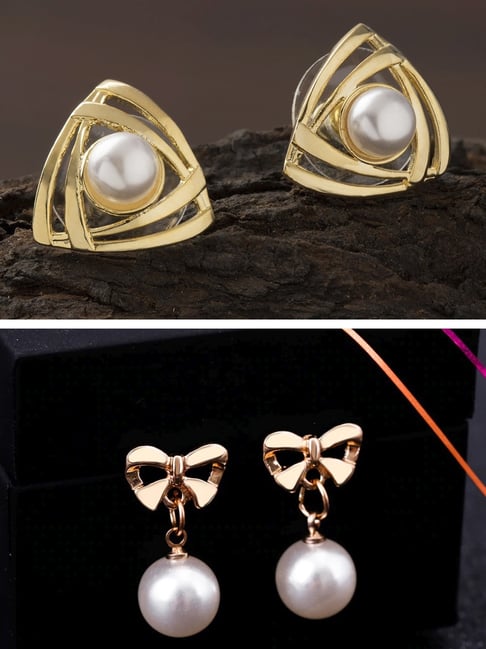 Adorable Pearl Earrings - Coral - Best Place To Buy Real Pearl Earrings  Online