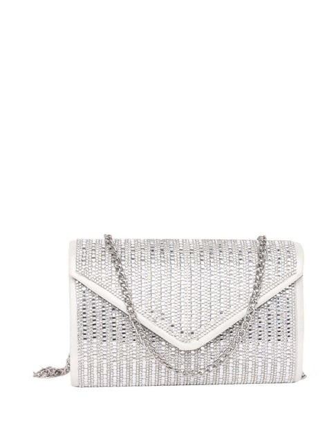 Silver hot sale envelope clutch