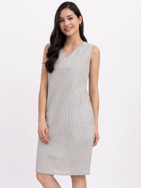 Olive shift cheap dress