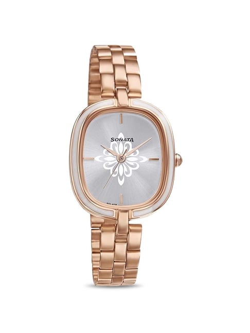 Buy Women's Sonata Gold Analog Stainless Steel Strap Watch | 8147YM03  Online | Centrepoint UAE
