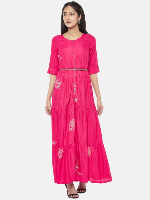 akkriti by pantaloons maxi dress Akkriti By Pantaloons Printed Maxi Dress