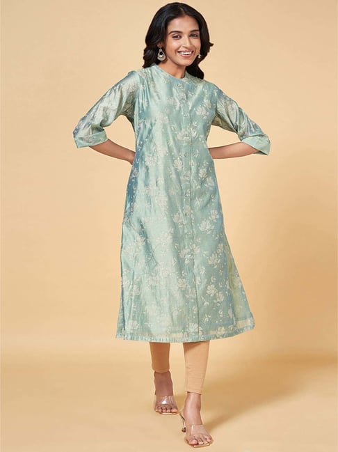 Buy Turquoise Blue Kurtas for Women by Rangmanch by Pantaloons Online