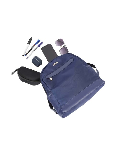 Fastrack navy blue backpack best sale