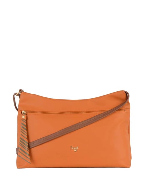 Baggit orange sale sling bag