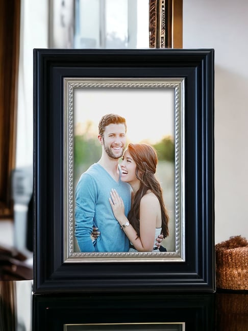 Art Street Black Engineered Wood Table Top Photo Frame