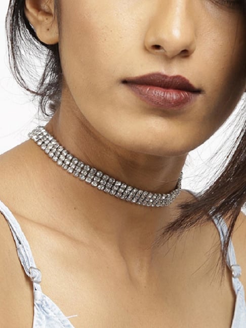 Pearl Sterling Silver Choker Necklace – Dandelion Jewelry