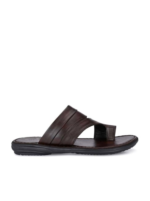 Giorgio Men's Brown Toe Ring Sandals-picture-33
