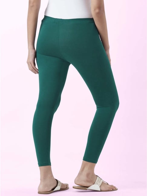 Forest Green Crossover leggings with pockets – Domestic Apparel