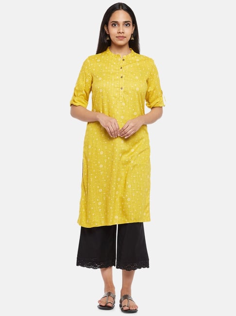 Buy Mustard Kurtas for Women by Rangmanch by Pantaloons Online