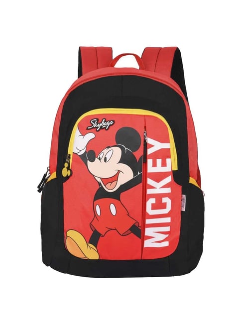 Skybags Mickey 18 Ltrs Red and Black Medium Backpack