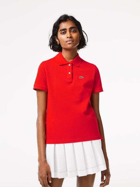 Lacoste red polo t shirt online