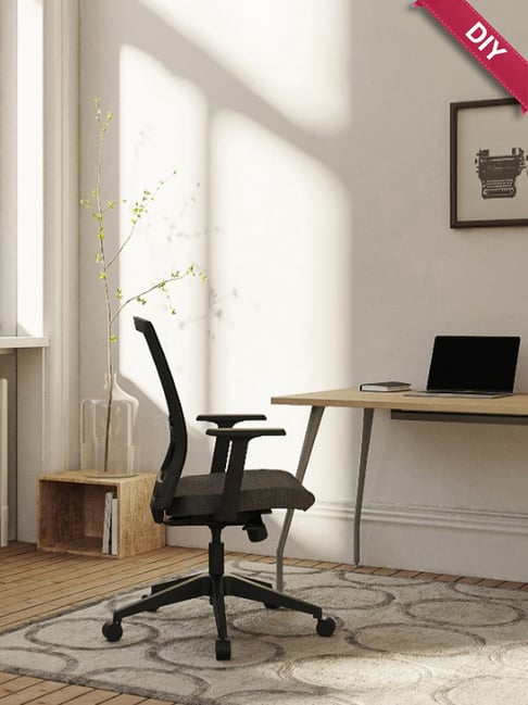 Buy HNI India Engineered Wood Ergonomic Executive Office Study