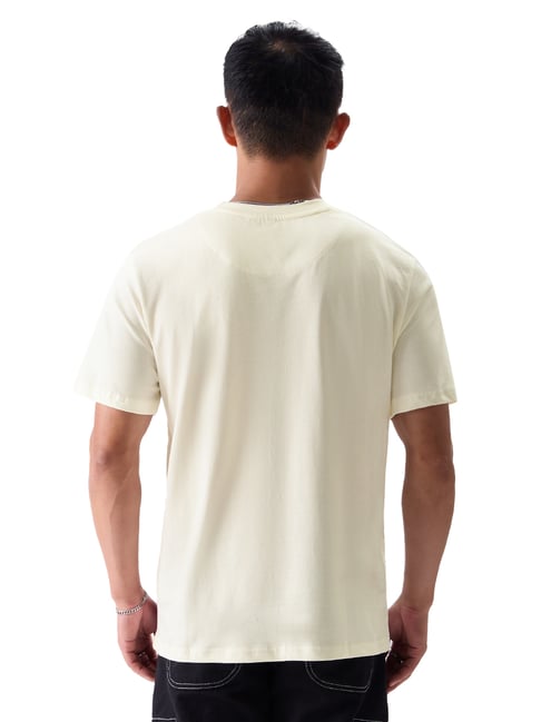 The Souled Store White Printed T-Shirt