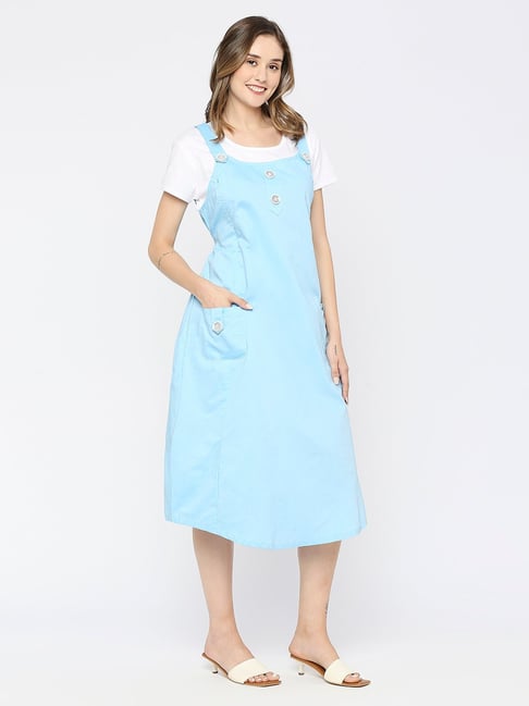 Care Bears Cheer Bear Denim Fitted Pinafore x Unique Vintage – Lulabites