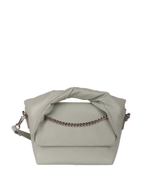 Ferroccio Belle Mint Green Solid Medium Sling Handbag