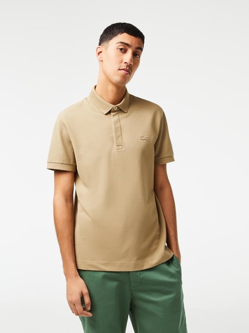 Polo 2025 lacoste beige