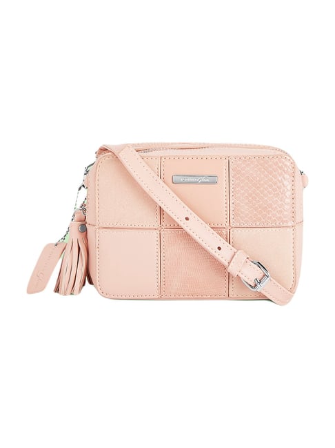 Forever Glam by Pantaloons Pink Small Cross Body Bag