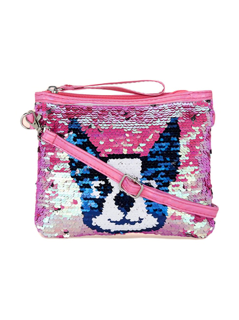 Buy Pantaloons Junior Pink Embellished Small Cross Body Bag at