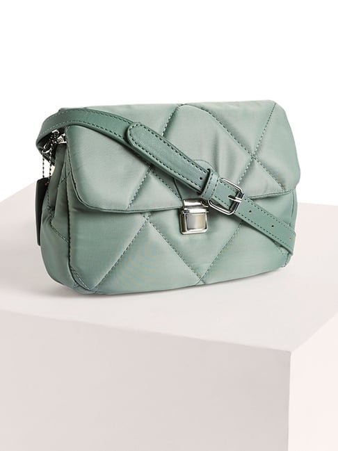 Forever Glam by Pantaloons Green Small Cross Body Bag-picture-34