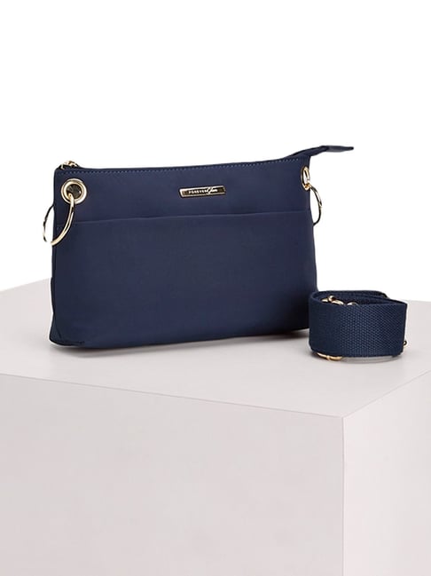 Forever Glam by Pantaloons Navy Blue Small Cross Body Bag-picture-25