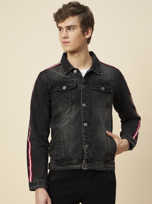 Men's Wrangler® Blanket Lined Corduroy Collar Denim Jacket (Big & Tall)