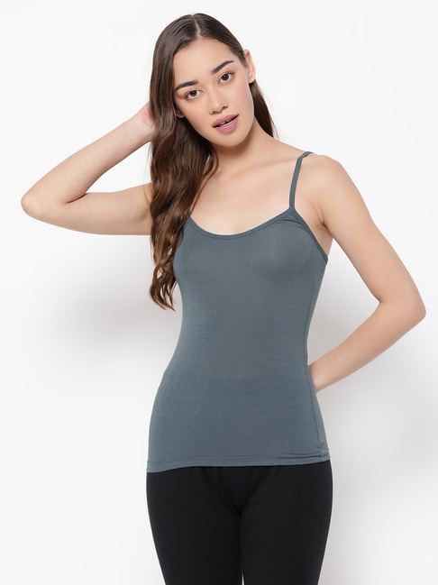 Buy Clovia Grey Plain camisole for Women Online @ Tata CLiQ