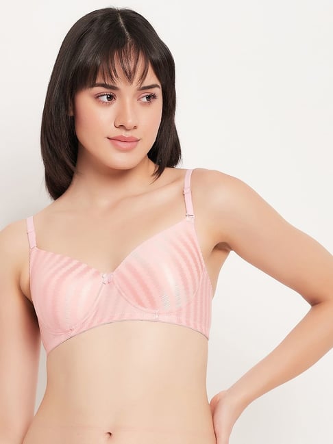 Comfortable Stylish pink cotton bra panties Deals 