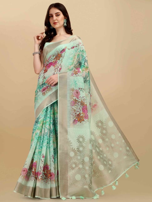 Multy Colored Plain Cuting Pasting Georgette Bollywood Saree With Blouse -  Manjula Feb - 364564