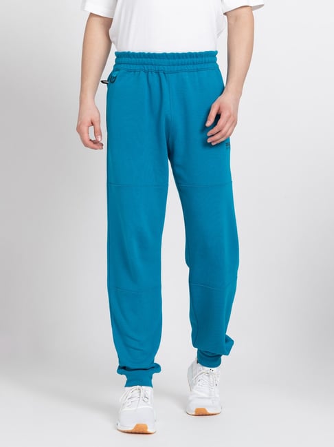 Buy Adidas Originals Adventure Blue Regular Fit Cotton Joggers for