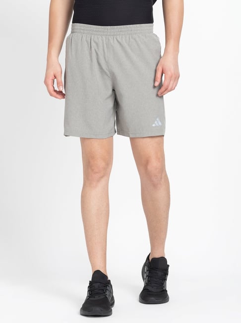Buy adidas Grey Melange Regular Fit Sports Shorts for Men's Online