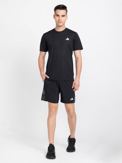 Buy adidas Black Regular Fit Sports Shorts for Men's Online Tata
