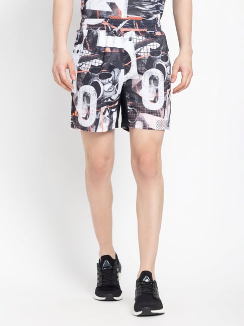 adidas Multicolor Regular Fit Club Graphic Print Sports Shorts