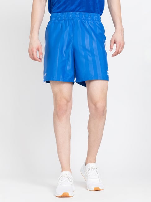 Adidas Originals x Manchester United 88-90 Blue Regular Fit Sports Shorts - Main Image