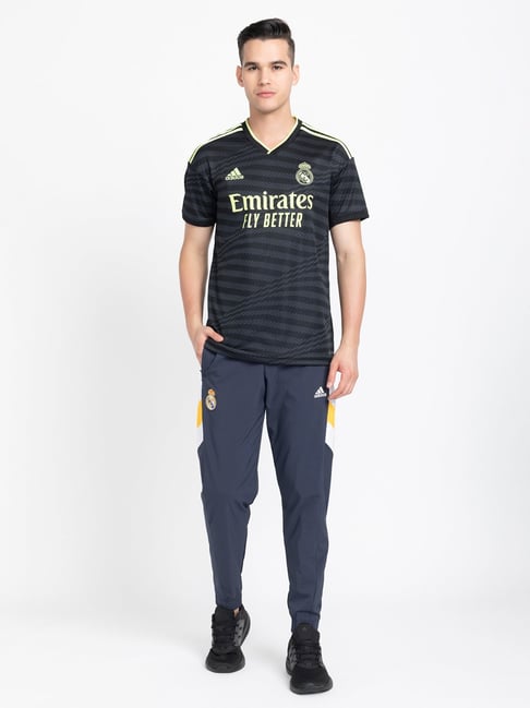 adidas Black Regular Fit Real Madrid Jersey