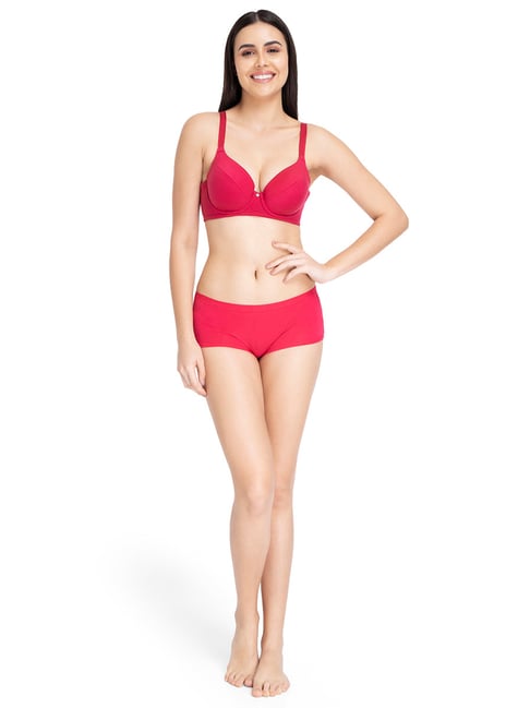 Amante Red Padded T-Shirt Bra