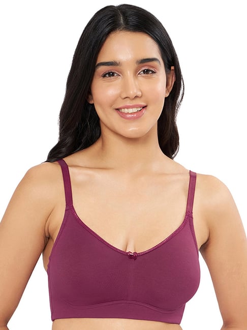 Buy Amante Wirefree Full Coverage Cotton Sports Bra at