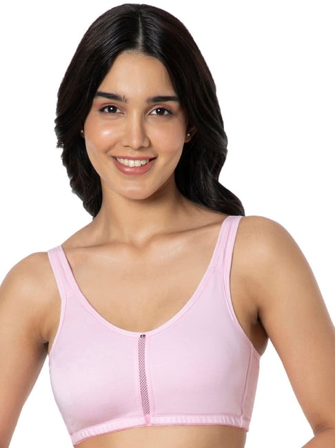Buy Amante Pink Cotton Full Coverage Bra for Women Online @ Tata CLiQ