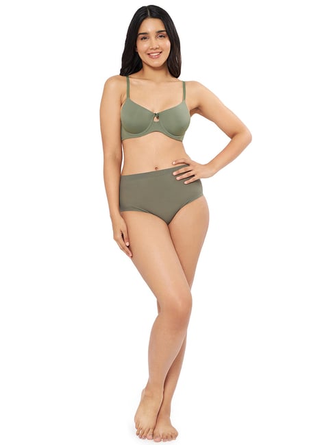 Amante Green Padded T-Shirt Bra