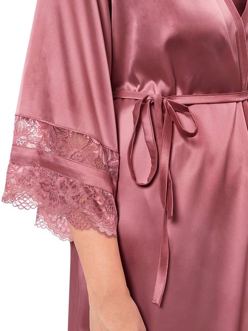 Amante Purple Full Length Robe