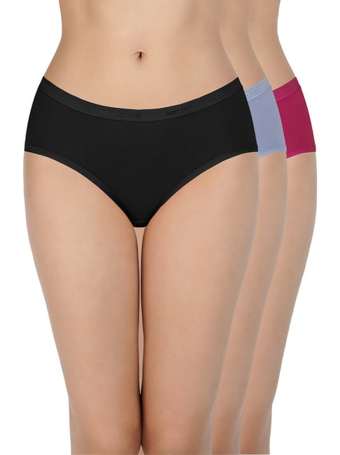 Fruit of The Loom Hipster Panty Cotton For Women BLACK BEAUTY