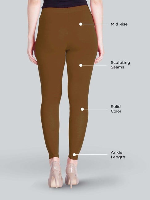 Buy De Moza Women Lime Solid Cotton Ankle Length Leggings - XL Online at  Best Prices in India - JioMart.