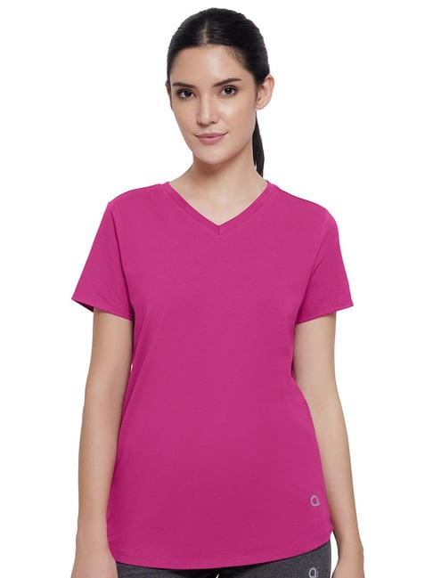 Amante Pink Cotton Sports T-Shirt-image-27