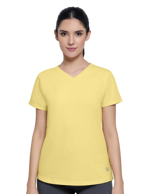 Amante Daisy Yellow Cotton Sports T-Shirt-picture-20