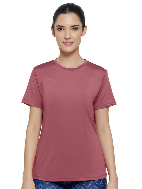Amante Dusty Pink Regular Fit Sports T-Shirt-picture-19